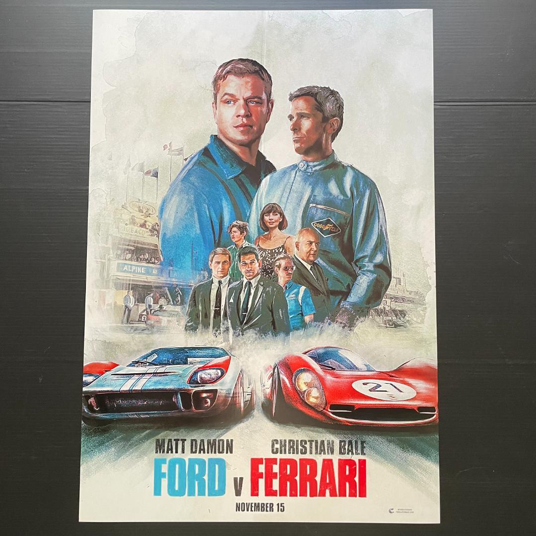 海外版ポスター『フォードvsフェラーリ』（Ford v Ferrari）#1 - メルカリ