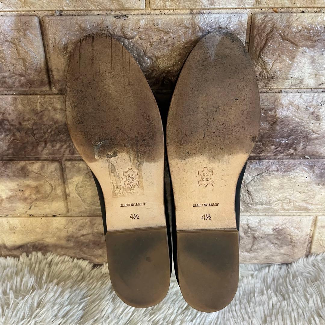 美品 SUI バレエ シューズ V BALLET ゴートレザーブラック24.5 - メルカリ