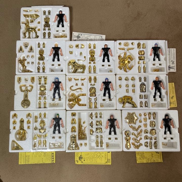 聖闘士星矢 聖衣体系 ゴールドクロス 10体 ゴールドセイント - メルカリ