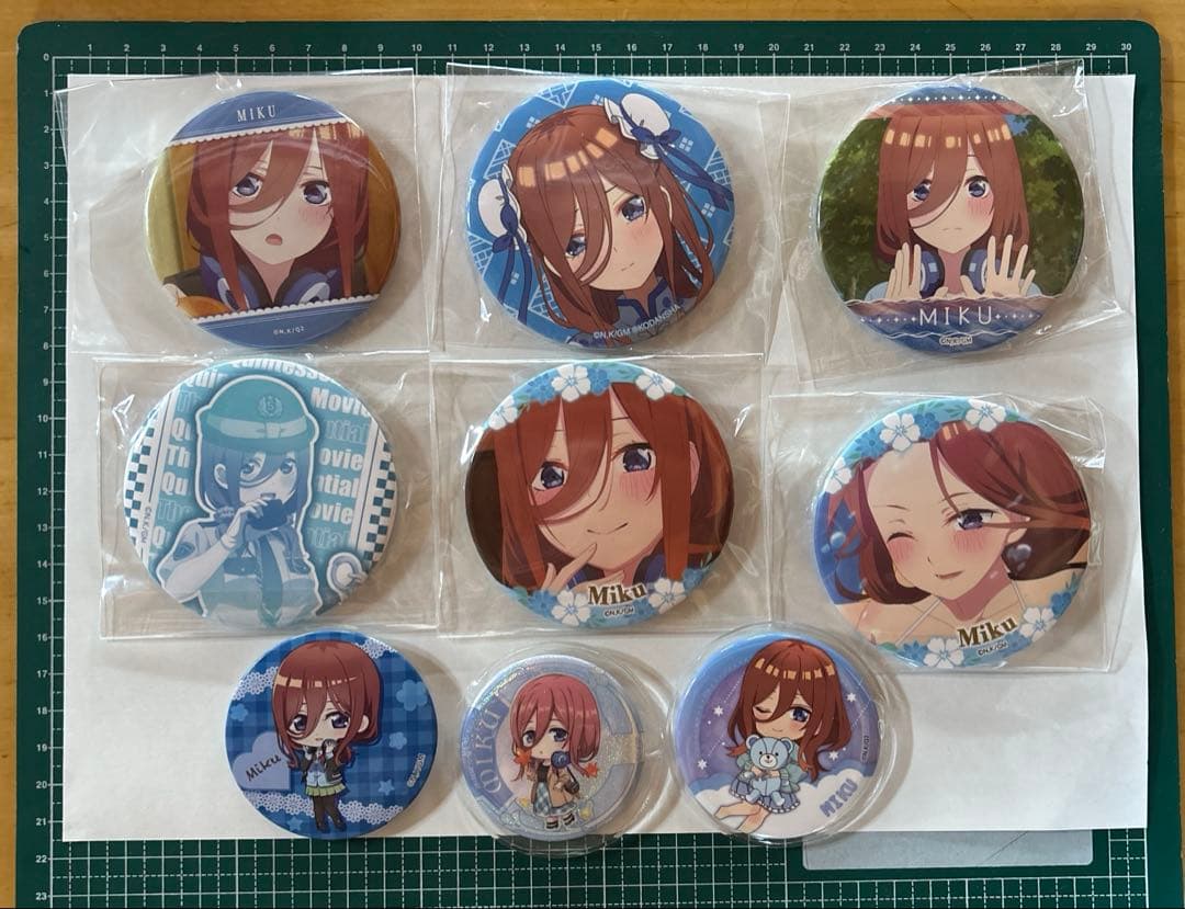 五等分の花嫁 缶バッジ 中野三玖 まとめて - メルカリ