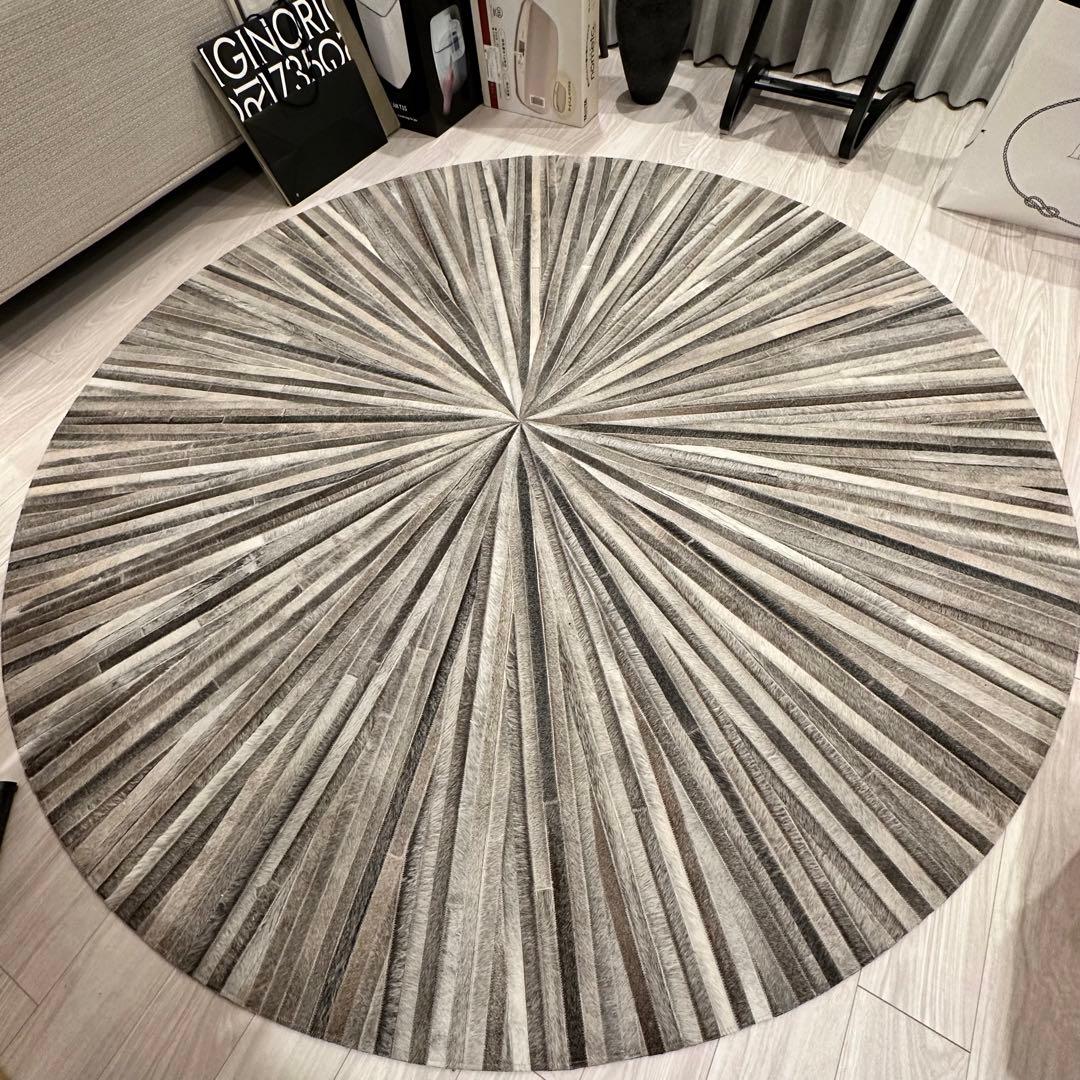 Bo concept ボーコンセプト ラグ dimas レザー ラウンド 円形 - メルカリ