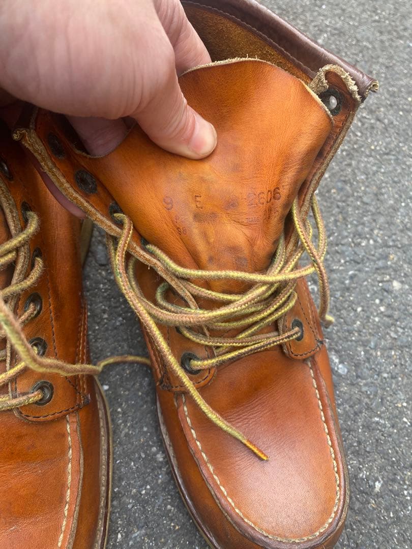 レッドウィング 875 アイリッシュセッター モックトゥ 縦羽タグ 9E 27