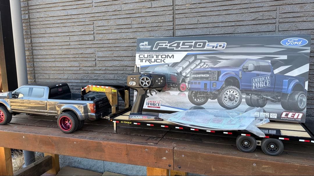 CEN F450 と 車載 トレーラー （トラクサス scx10 rc4wd - メルカリ