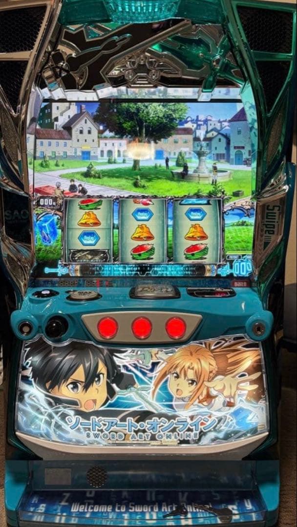 【スロット】ソードアートオンライン　不要機、無段階ボリューム付　※直接取引 楽天市場】スマスロ Lスロット ソードアート・オンライン（SAO） 実機