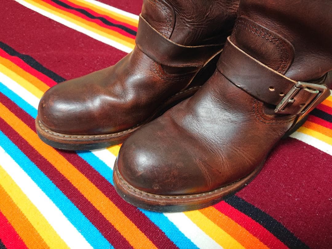 レッドウィング エンジニアブーツ 2972 US8.5 カッパーラフ＆タフ №2