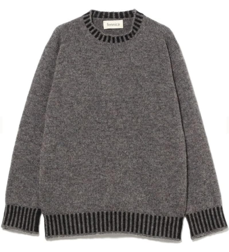 メンズ リブ ストライプ プルオーバーニット ARCADE（アーケード） 半額セール セーター メンズ ニットセーター