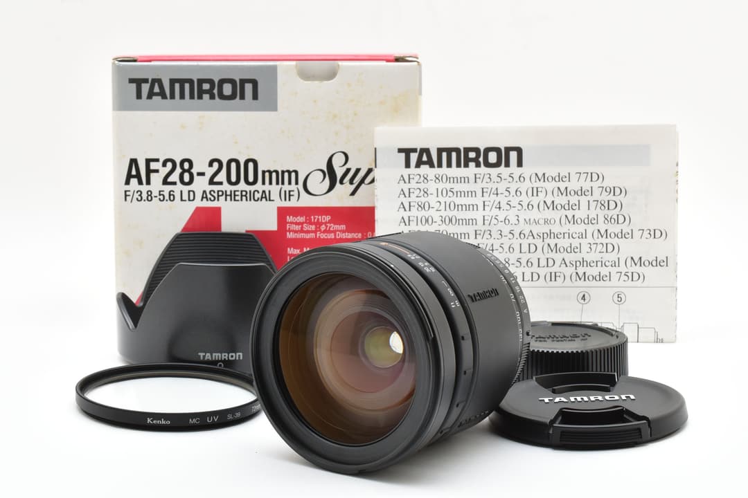 レンズ(ズーム) Tamron AF 28-200mm F3.8-5.6 Pentax #8940