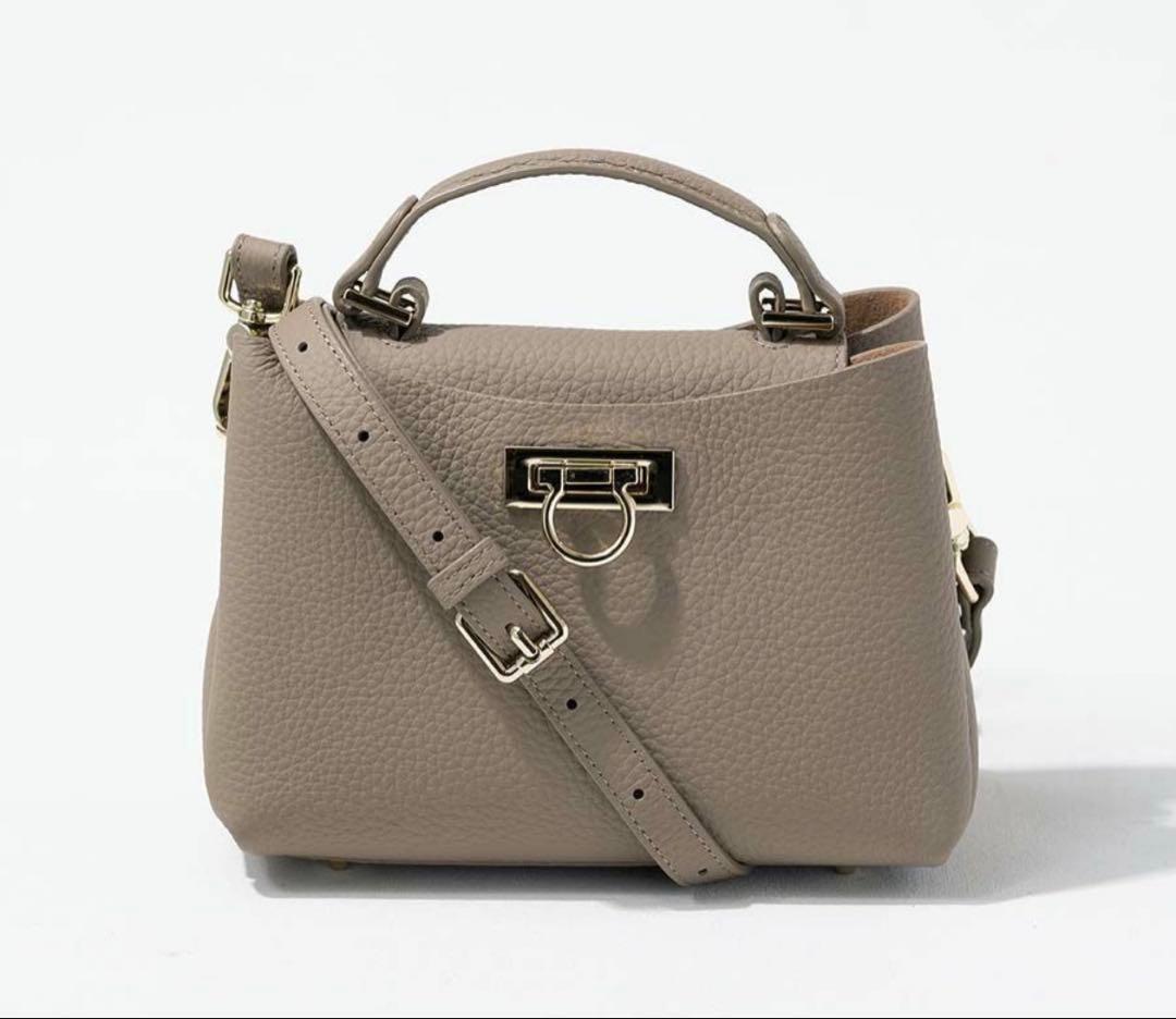 ヘイニ ベイビーマロエ 本革 ショルダーバッグ 2way グレージュ HAYNI（ヘイニ） 爆買 ショルダーバッグ ハンドバッグ レディース 本革