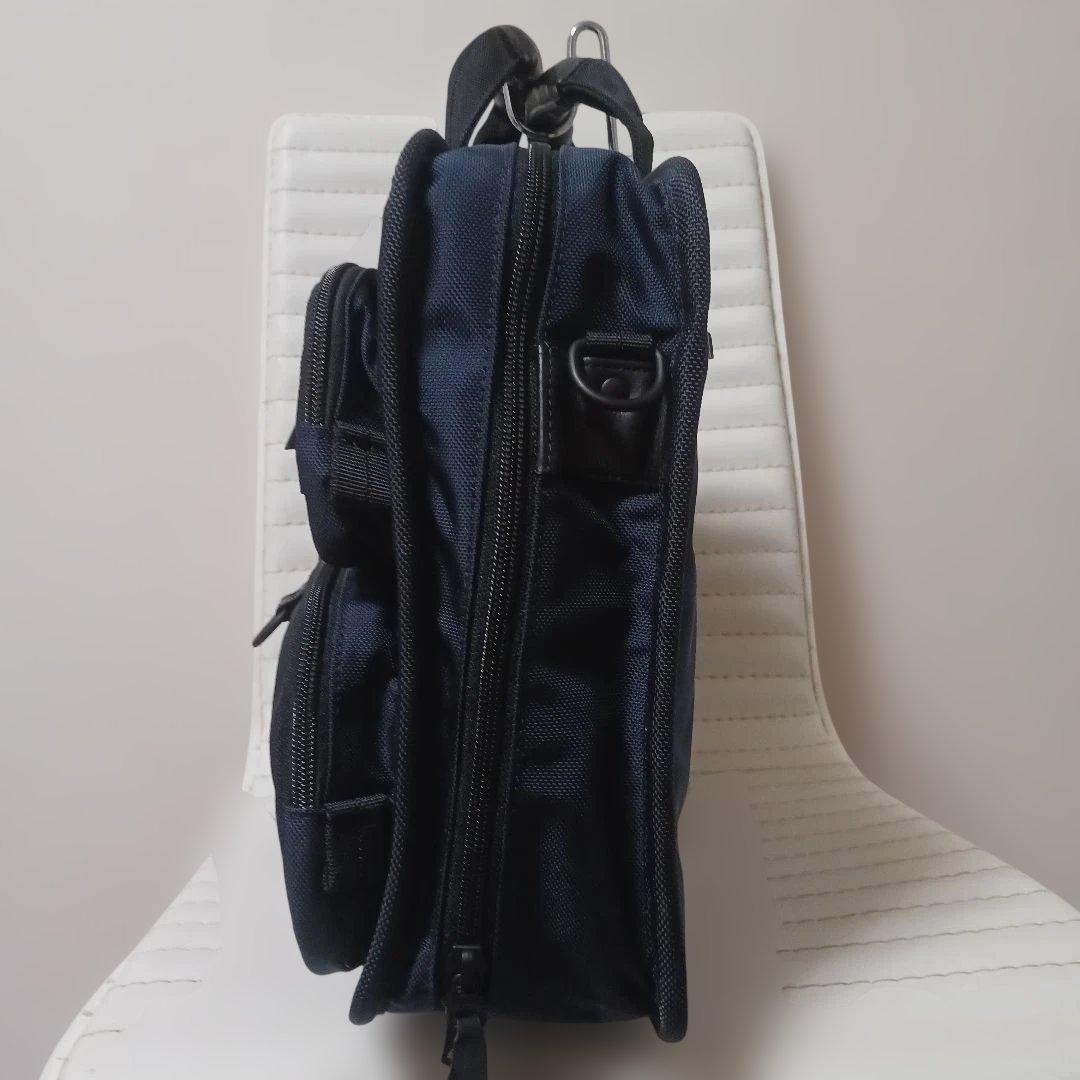2987【未使用級・全付属品付】PORTER αgelgrip ビジネスバッグ紺