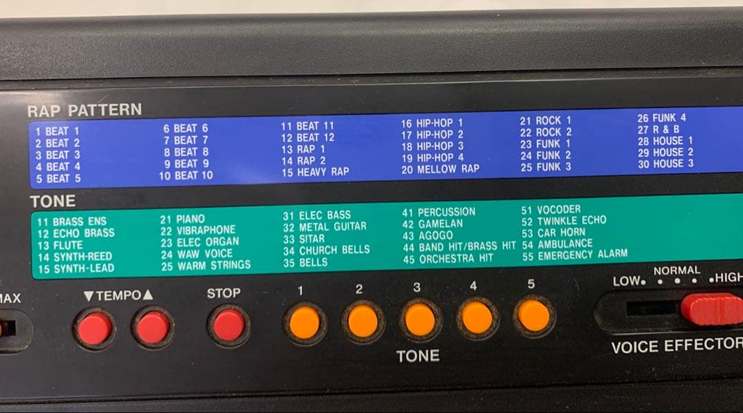 CASIO Rapman カシオ ラップマン キーボード