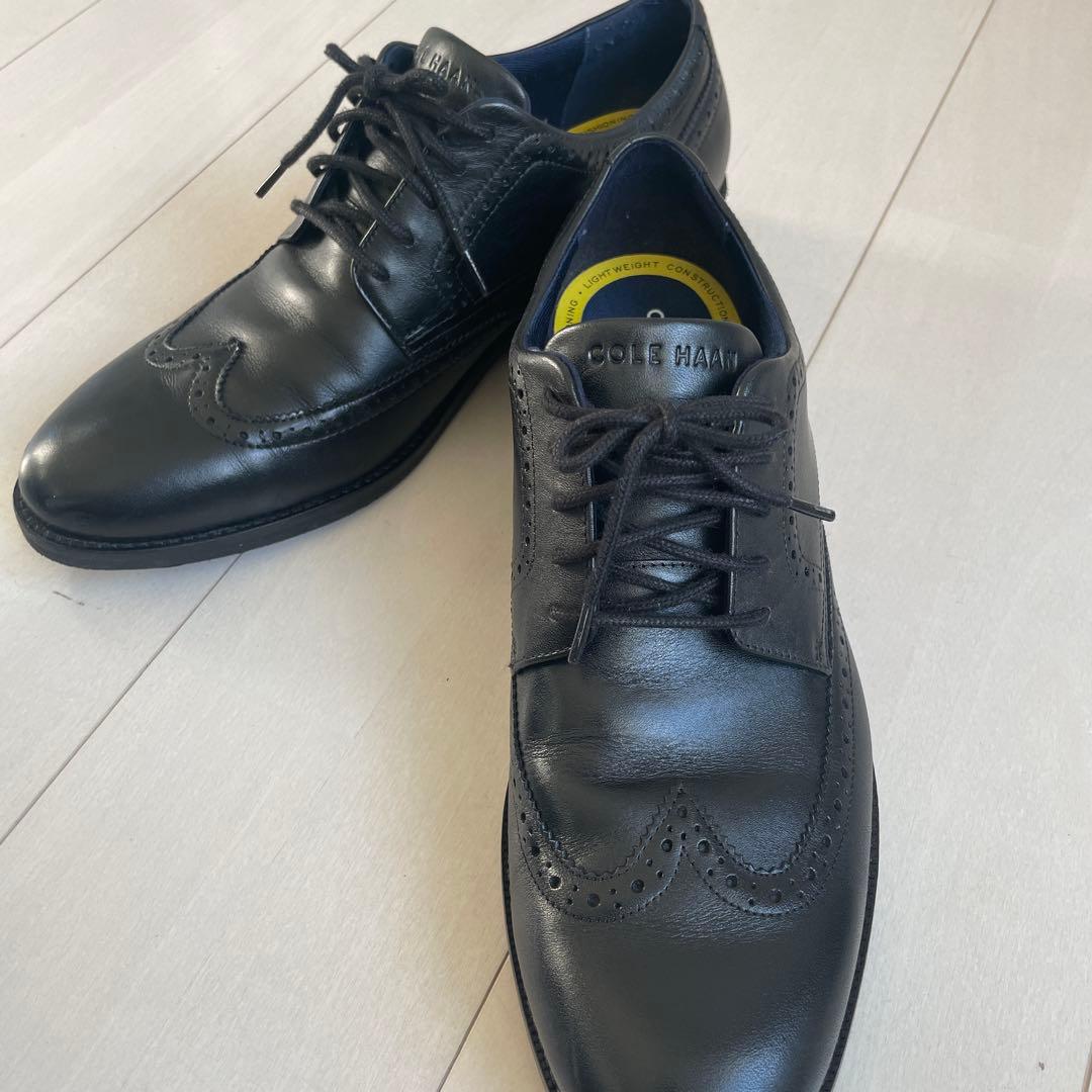COLE HAAN GRAND+ 黒　美品 COLE HAAN（コールハーン） コール ハーン GRAND+ WINGTIP OXFORD
