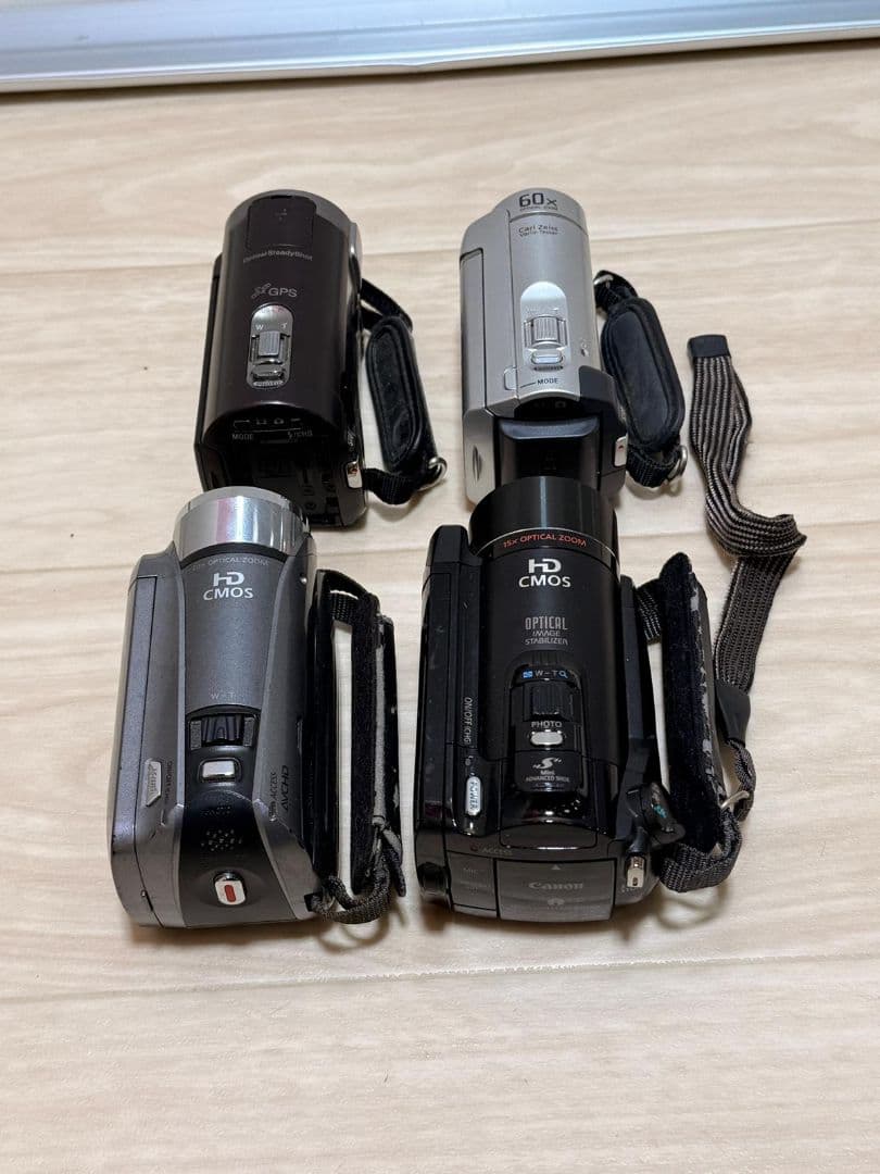 Sony、Canon ビデオカメラ本体 4点まとめ ジャンク - メルカリ