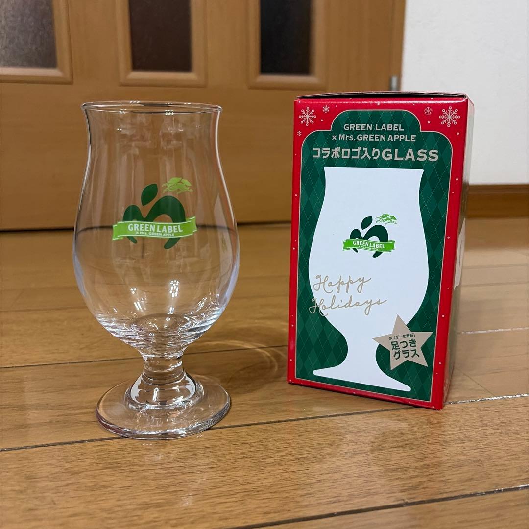 ミセスグリーンアップル グリーンラベル 足つきグラス ホリデー - メルカリ