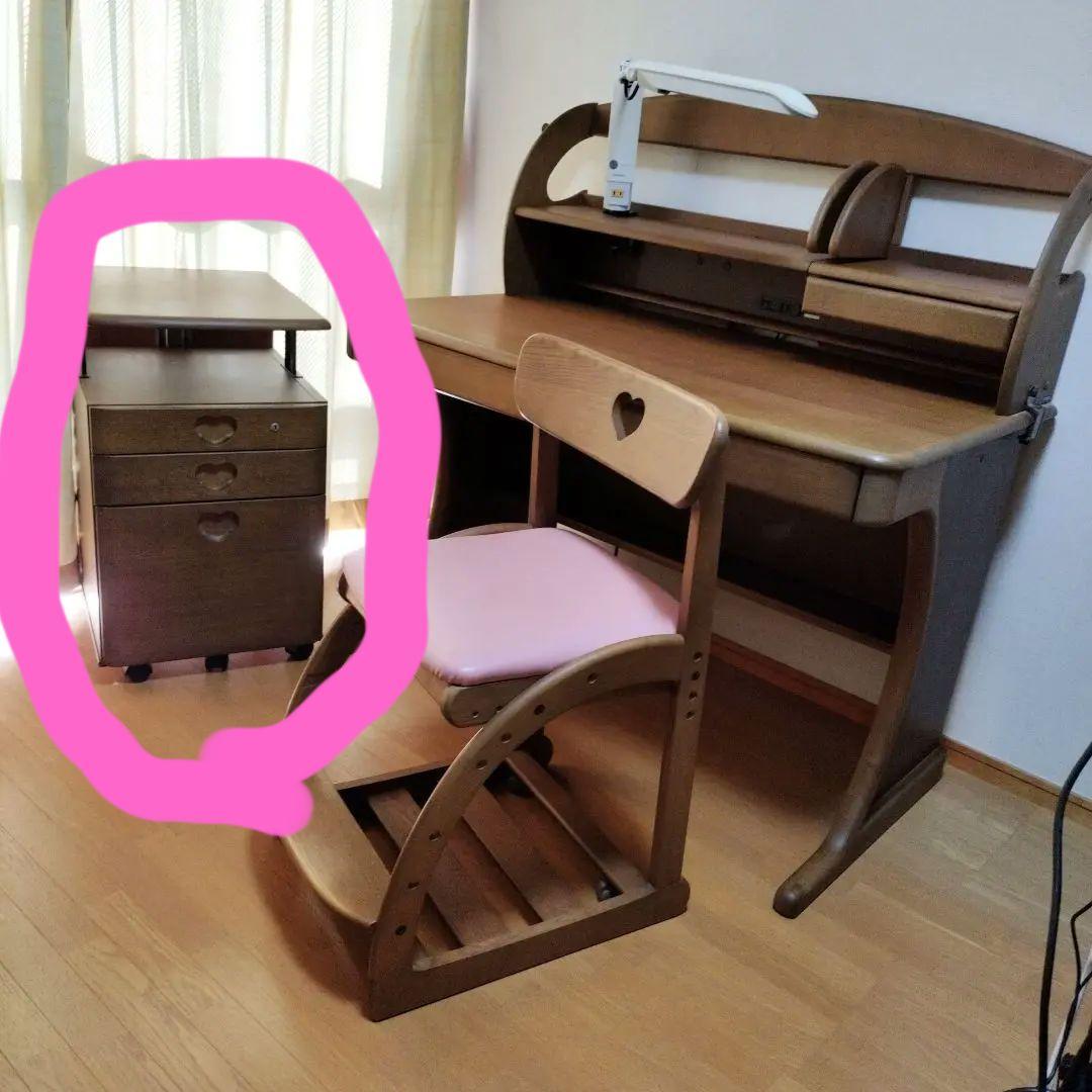 【chibikoro】カリモク学習机５点セット：引き出しワゴン chibikoro様専用】カリモク学習机5点セット：引き出しワゴン - メルカリ