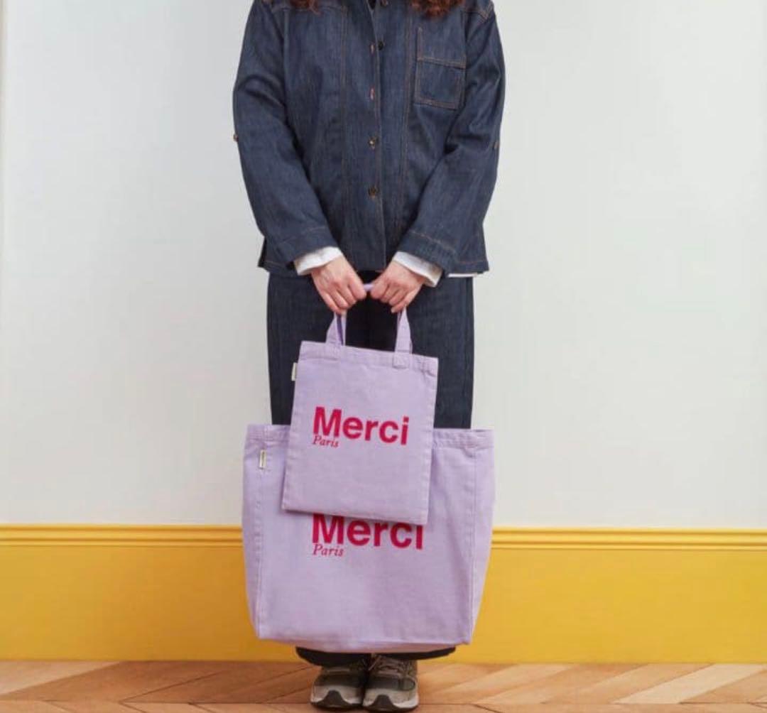 新品未使用 タグ付き Merci トートバッグ フランス パリ 人気 - メルカリ