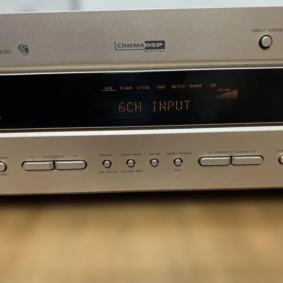 Yamaha DSP-AX530 AVアンプ ゴールド中古品です。 - メルカリ