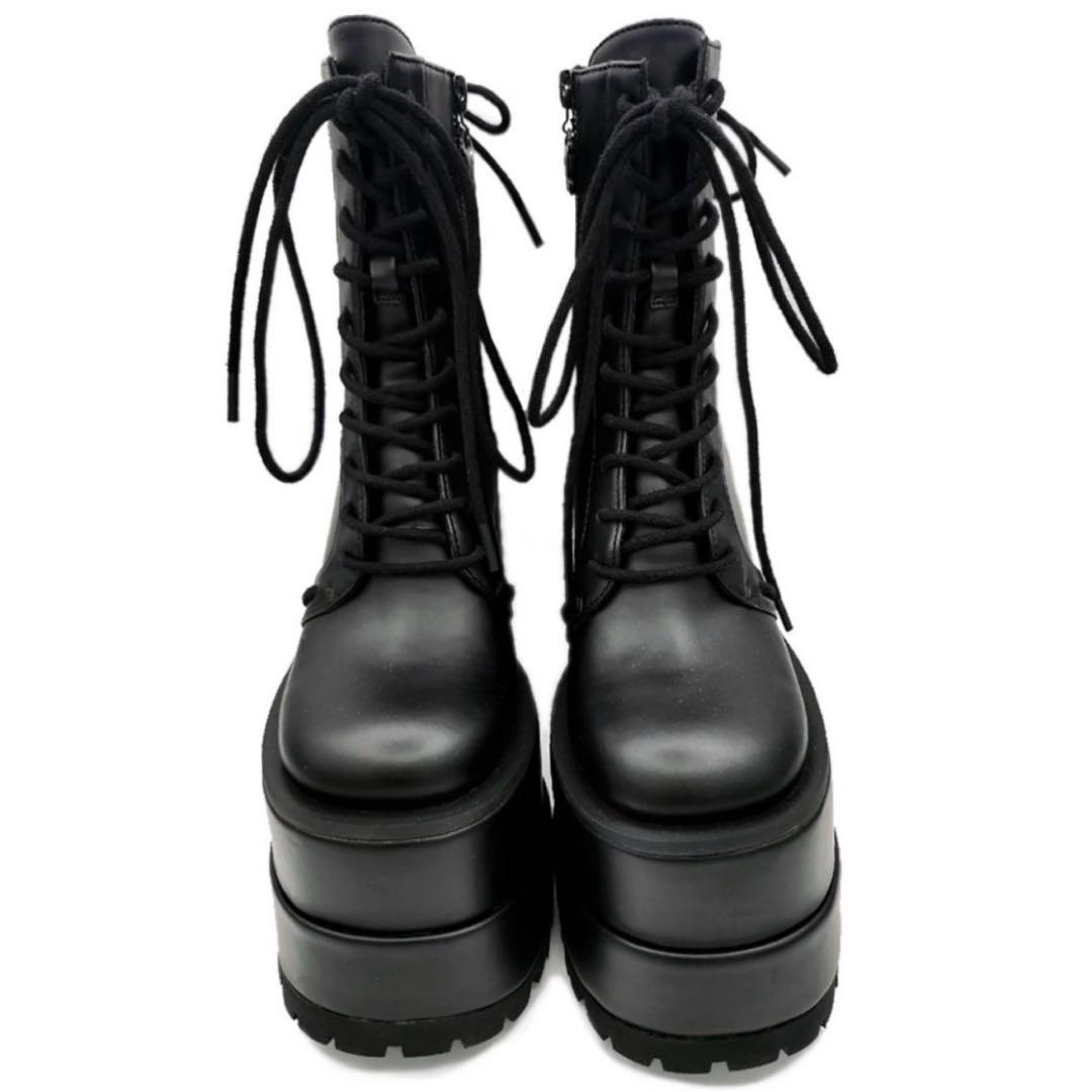 Charla Tedrick【美品】厚底編み上げブーツレースアップブーツゴスロリ