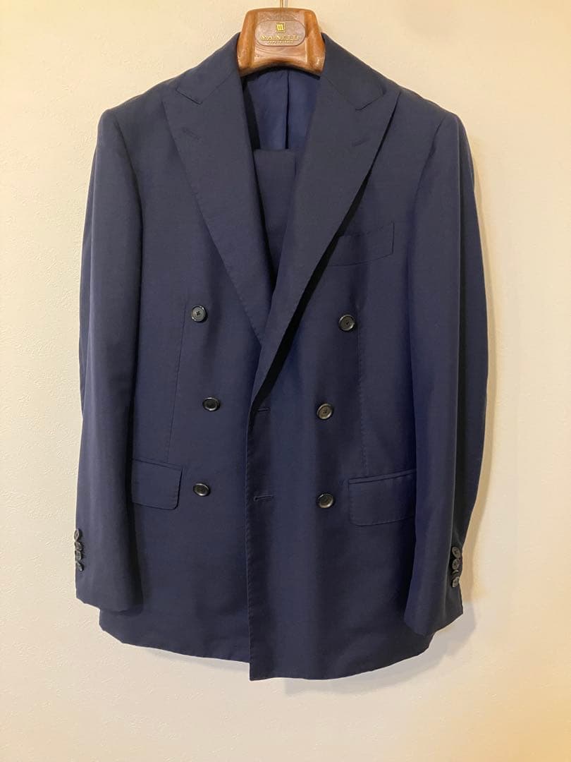 ブリッラペルイルグスト　ネイビー ダブルブレスト スーツ Brilla per il gusto（101372） スタイリング・コーディネイト｜BEAMS