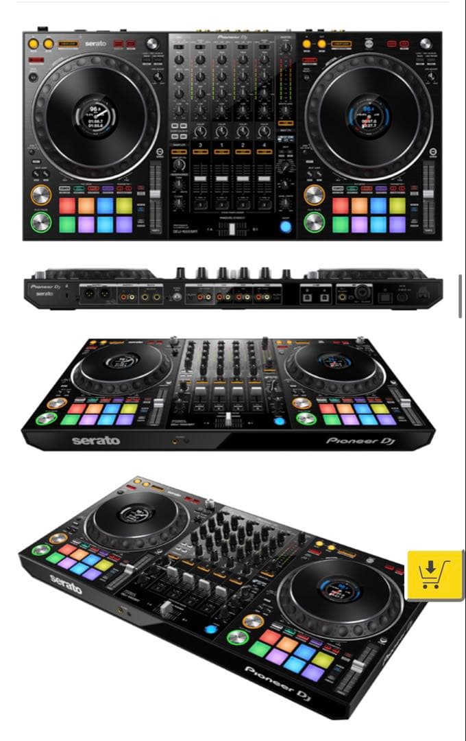 【超お得】DDJ1000SRT DJスターティングセット（デッキセーバー付） DDJ-1000SRT (archived) Serato DJ Pro専用 4chパフォーマンス DJ