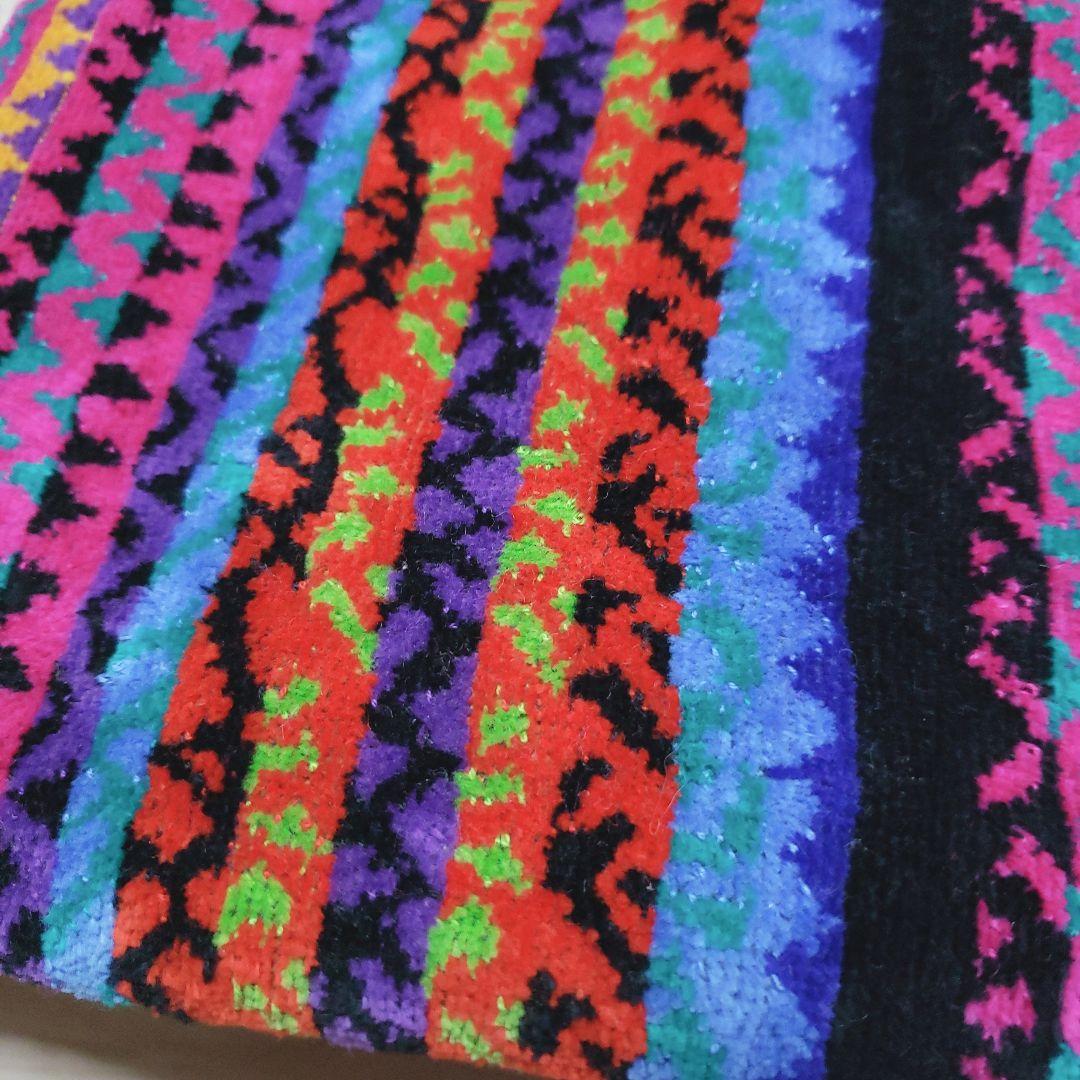 ◇MISSONI ◇ミッソーニ ◇タオルケット◇ ストリシア◇ ロゴ刺繍