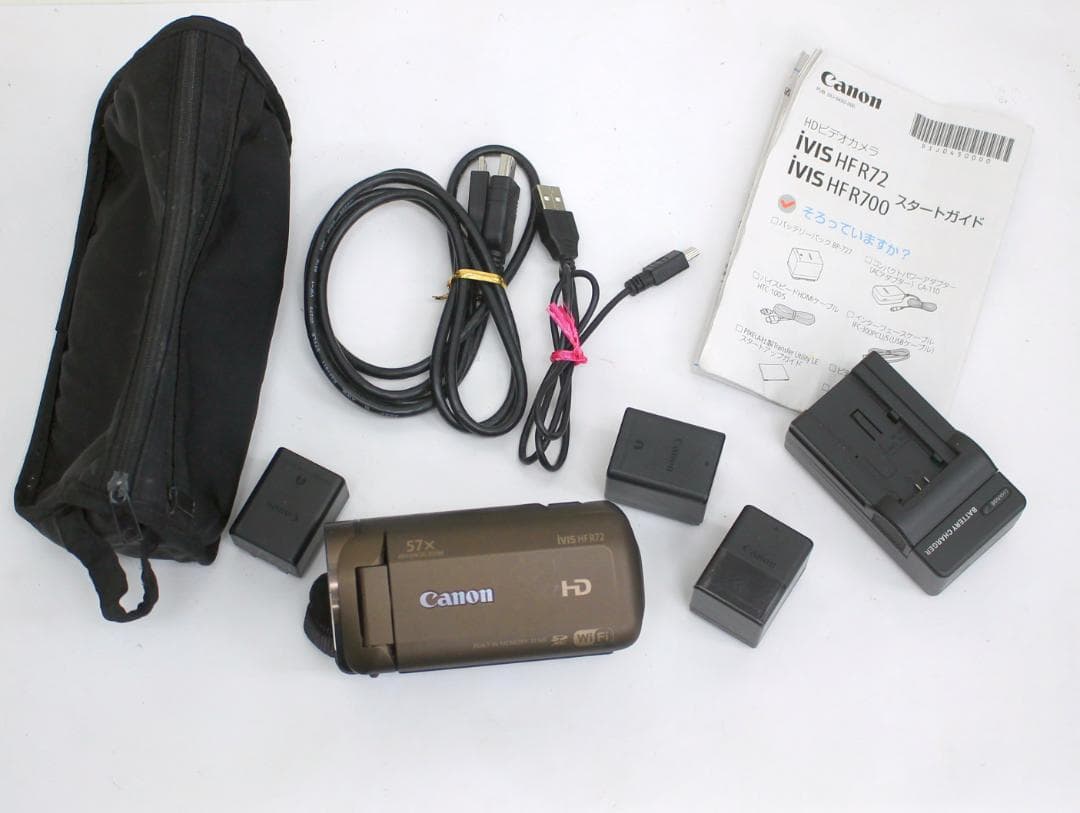Canon IVIS HF R72 ビデオカメラ 動作確認済み - メルカリ