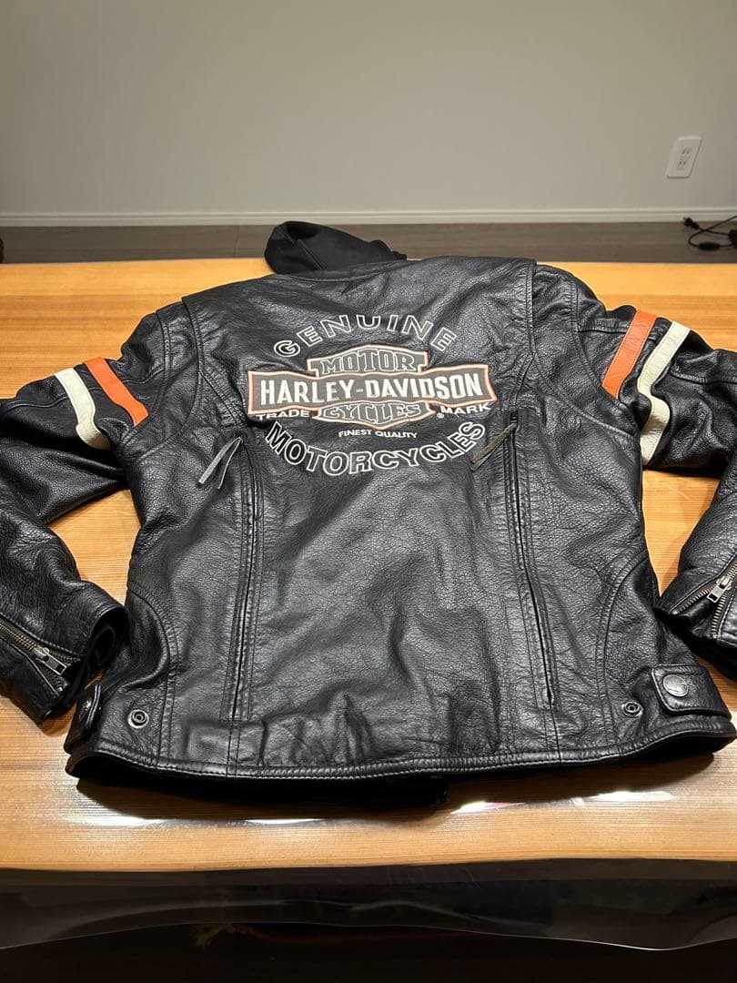 Harley Davidson レザージャケット 防寒インナー付きレディースM