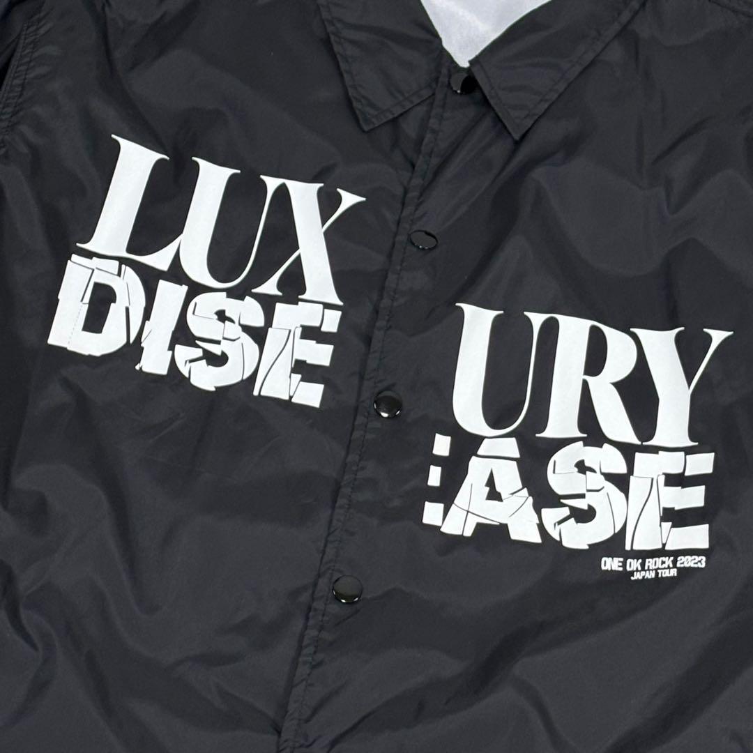 美品✨ONE OK ROCK コーチジャケット 2023 ツアー 黒 XL - メルカリ