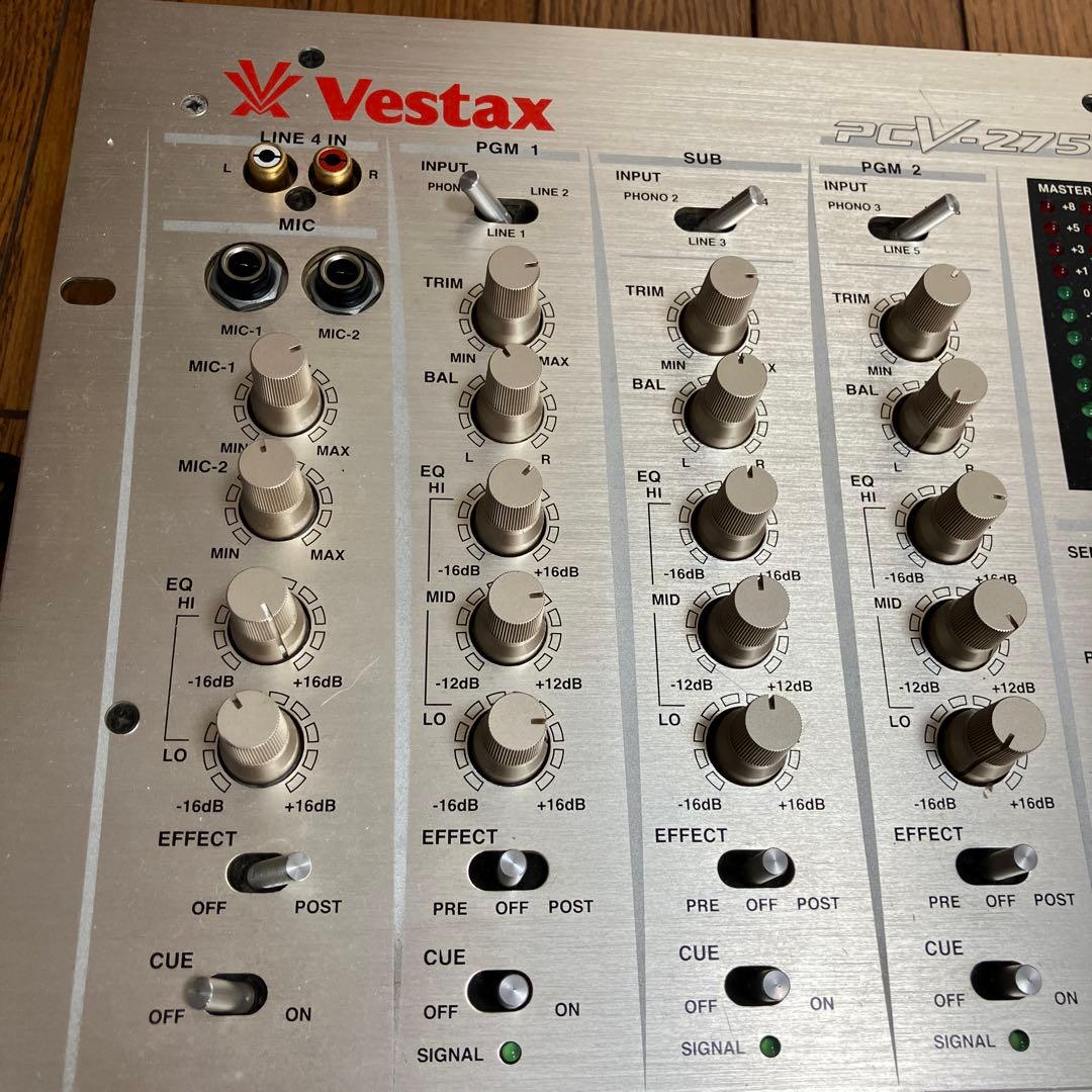 Vestax PCV-275 DJミキサー 動作未確認