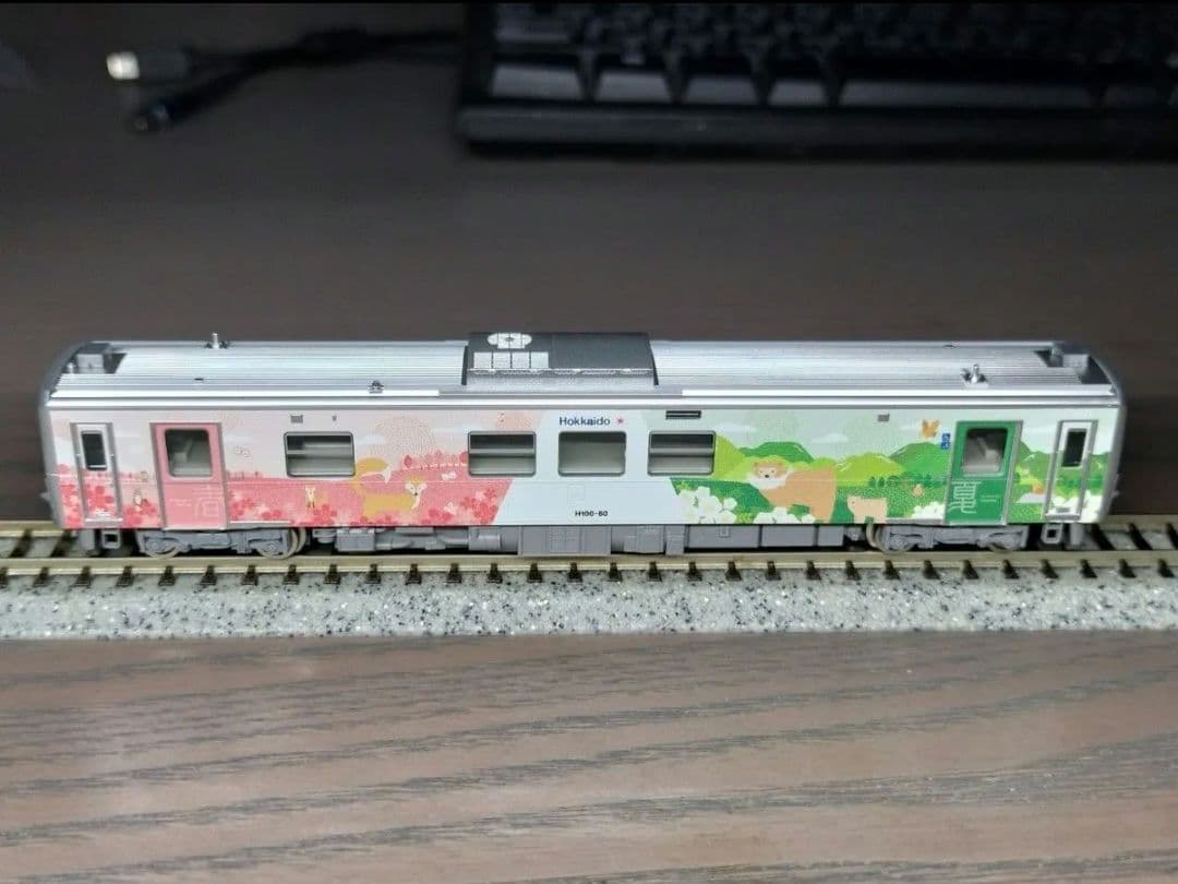 TOMIX 98137バラシ H100-80 石北線ラッピング M車 加工品 - メルカリ