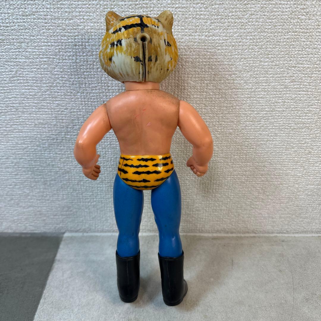 当時物 タイガーマスク 梶原一騎 辻なおき ソフビ 中嶋製作所 面とれ