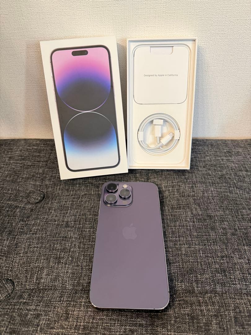 iPhone 14ProMax ディープパープル 512GB (おまけ付) - メルカリ