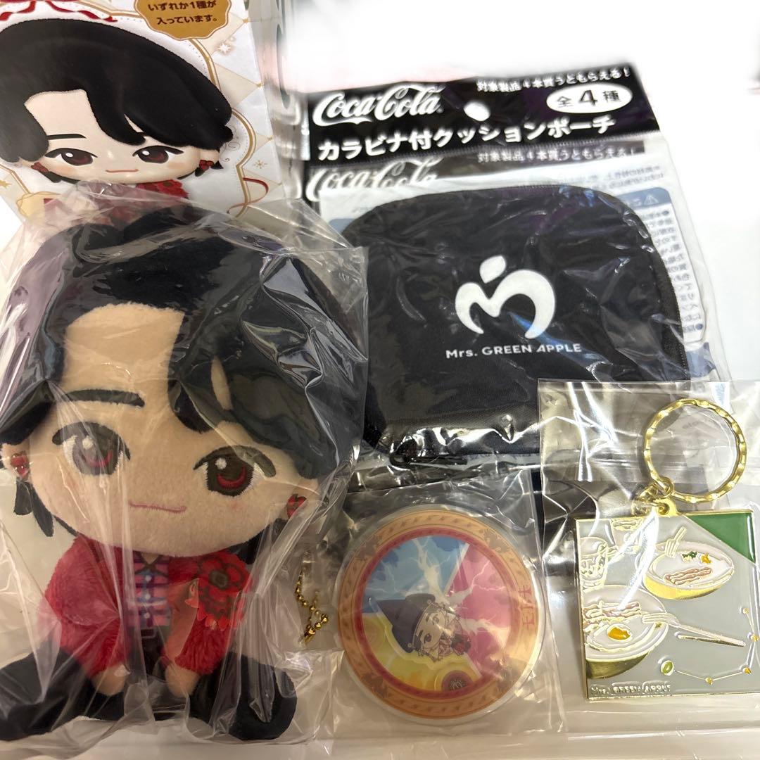 一番くじ ミセス A賞 大森元貴ぬいぐるみ シャカシャカ メタルチャーム