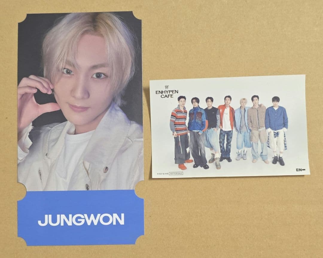 ジョンウォン ENHYPENカフェ 予約特典 - メルカリ
