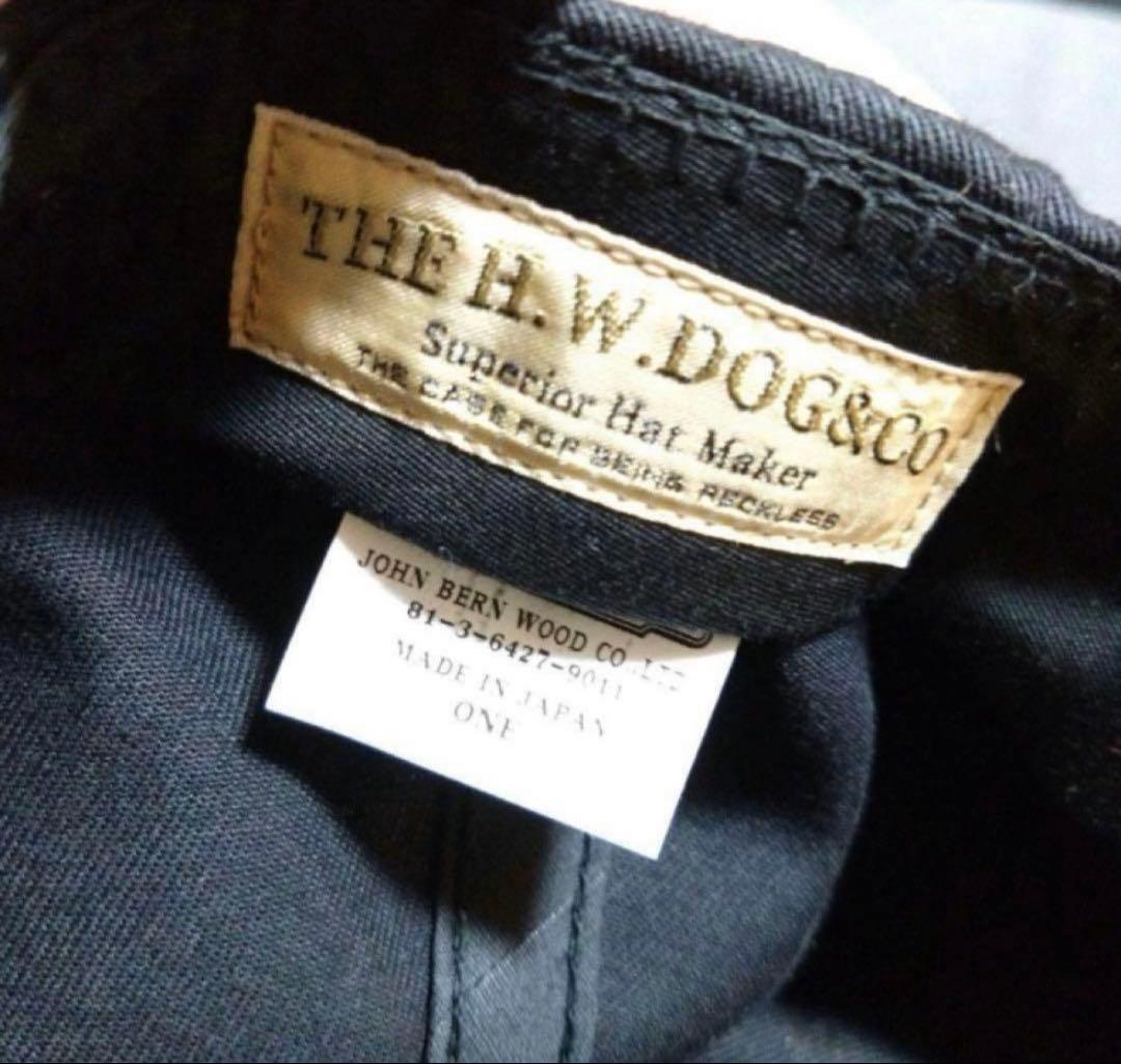 THE H.W.DOG&CO BLACKish COLLECTION キャップ