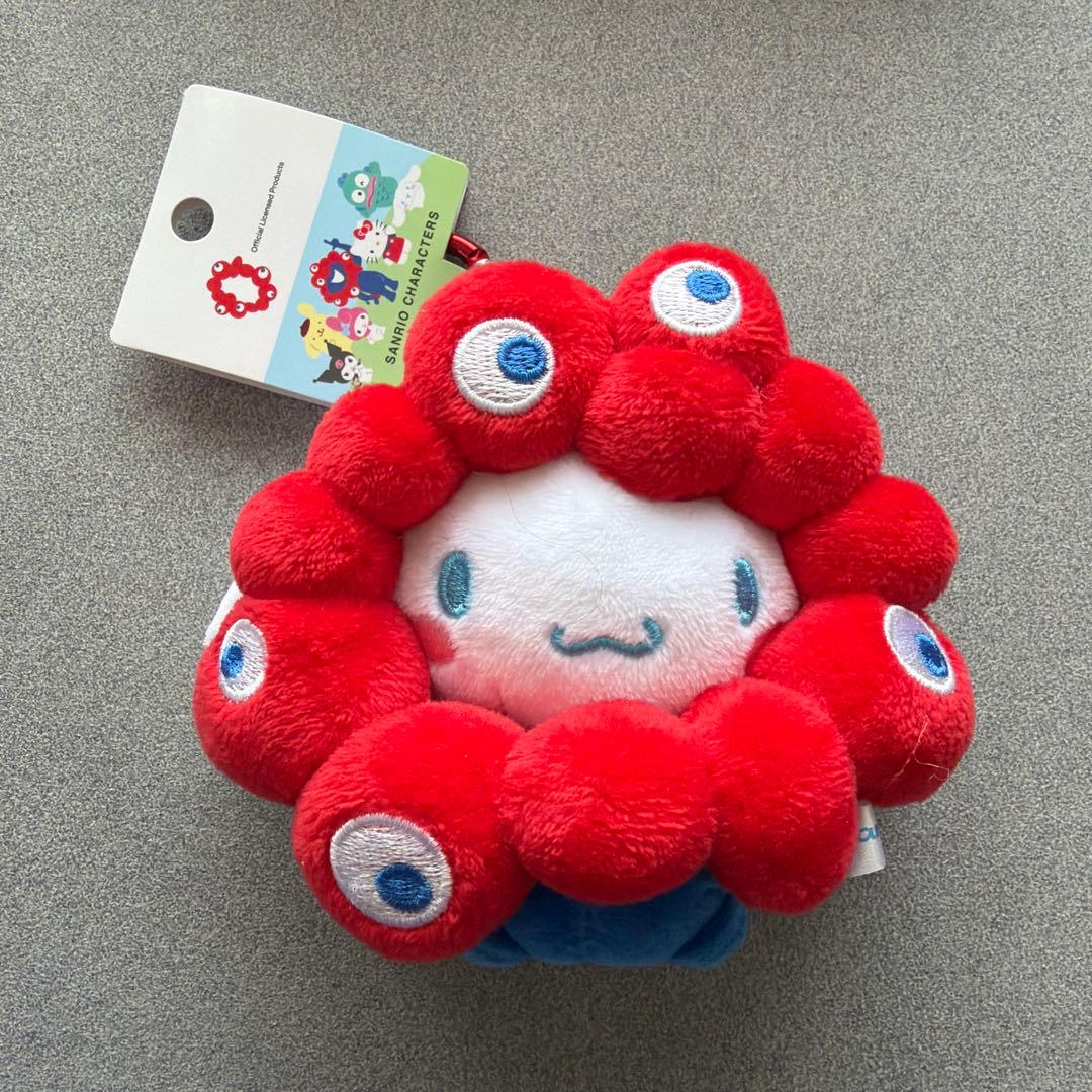 ミャクミャク なりきり サンリオ カラビナBC シナモロール ぬいぐるみ