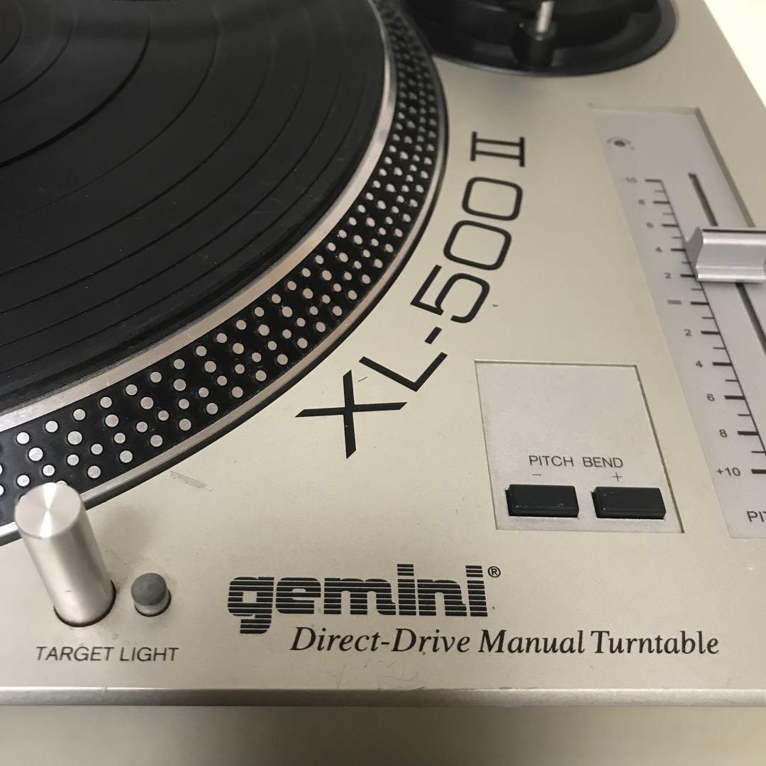 gemini XL-500 II ターンテーブル レコードプレーヤー - メルカリ