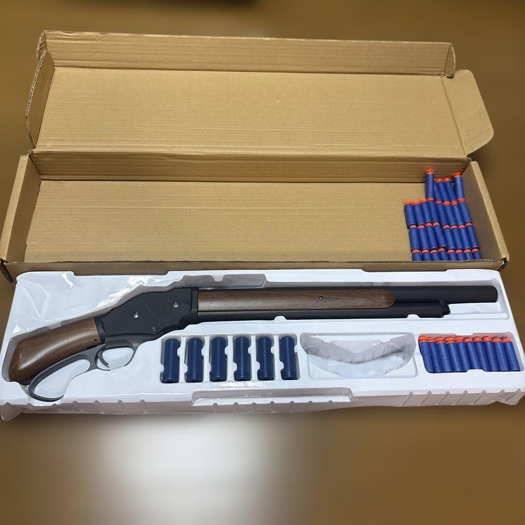 ナーフ銃 M1887 NERF系トイガン】ウインチェスターのM1887がライブカート式の