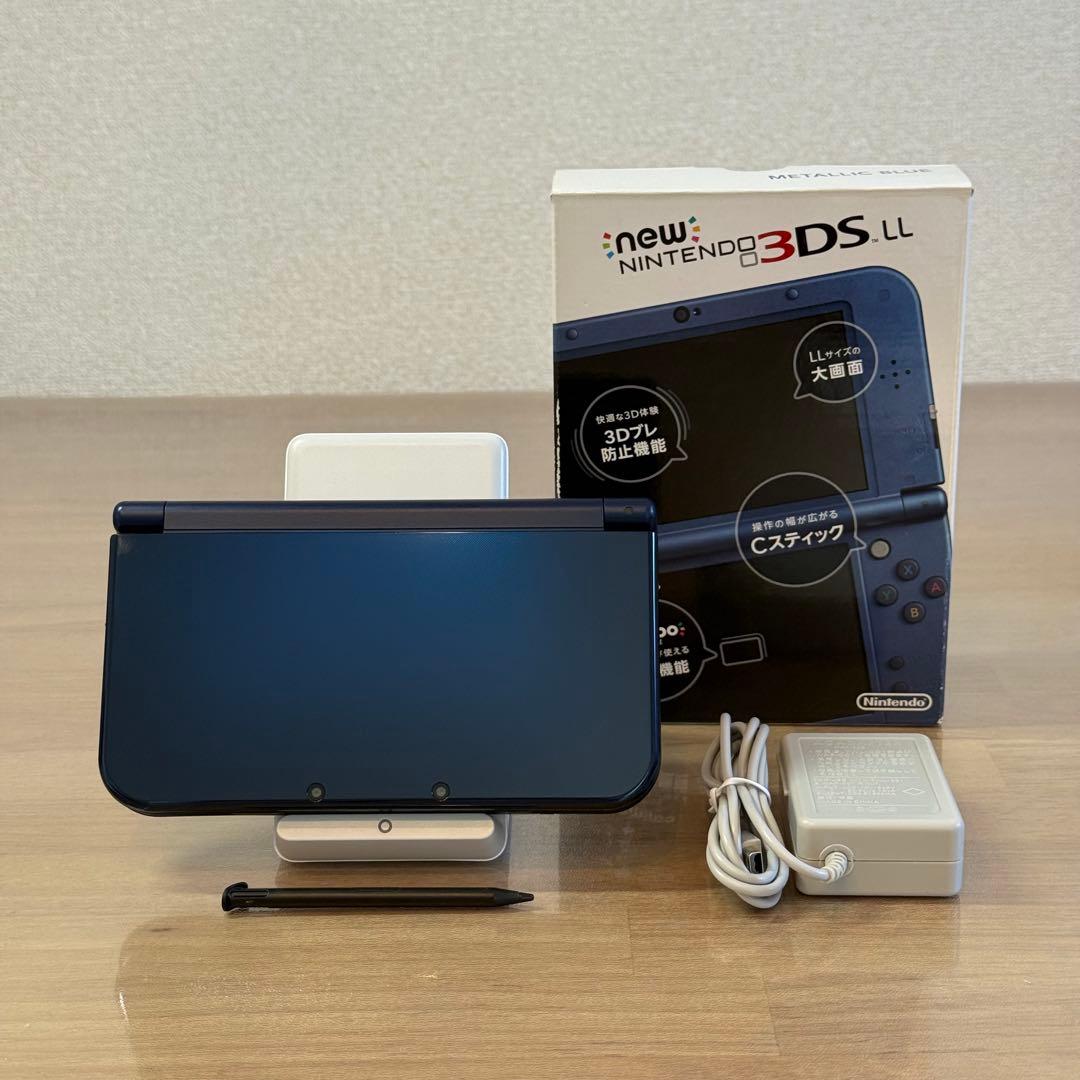 7-184 Newニンテンドー3DS LL メタリックブルー 箱付き Newニンテンドー3DS LL メタリックブルー : imperio - 通販 - Yahoo