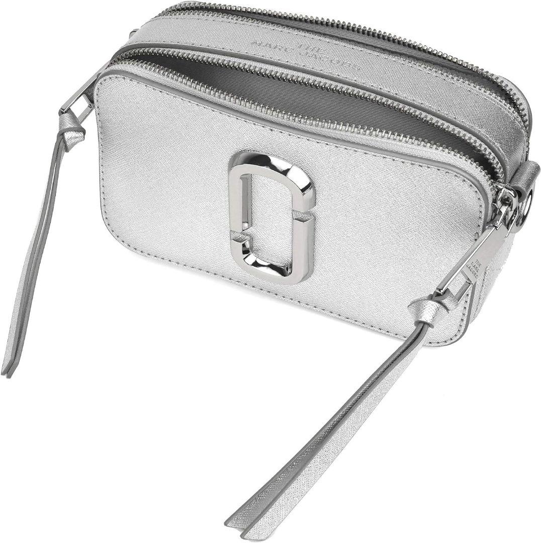 バッグ MARC JACOBS SNAPSHOT LLIC DTM SILVER The Snapshot Crossbody - Marc Jacobs - Leather - Silver