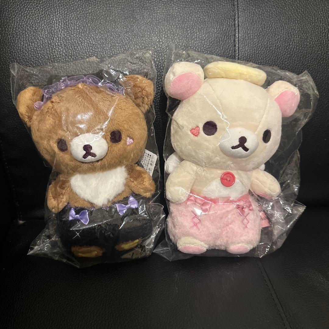 リラックマ　コリラックマ　チャイロイコグマ　天使悪魔　ぬいぐるみ コリラックマandチャイロイコグマストア限定】 👼2月20日発売👿 天使と