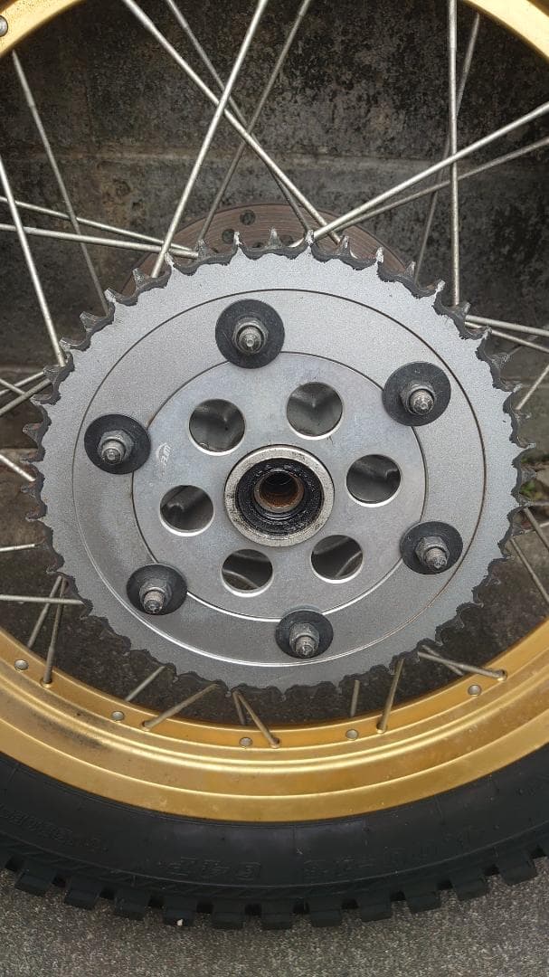 あ*ゅ様 セロー250 前後ホイール・タイヤセット IRC ツーリスト - メルカリ