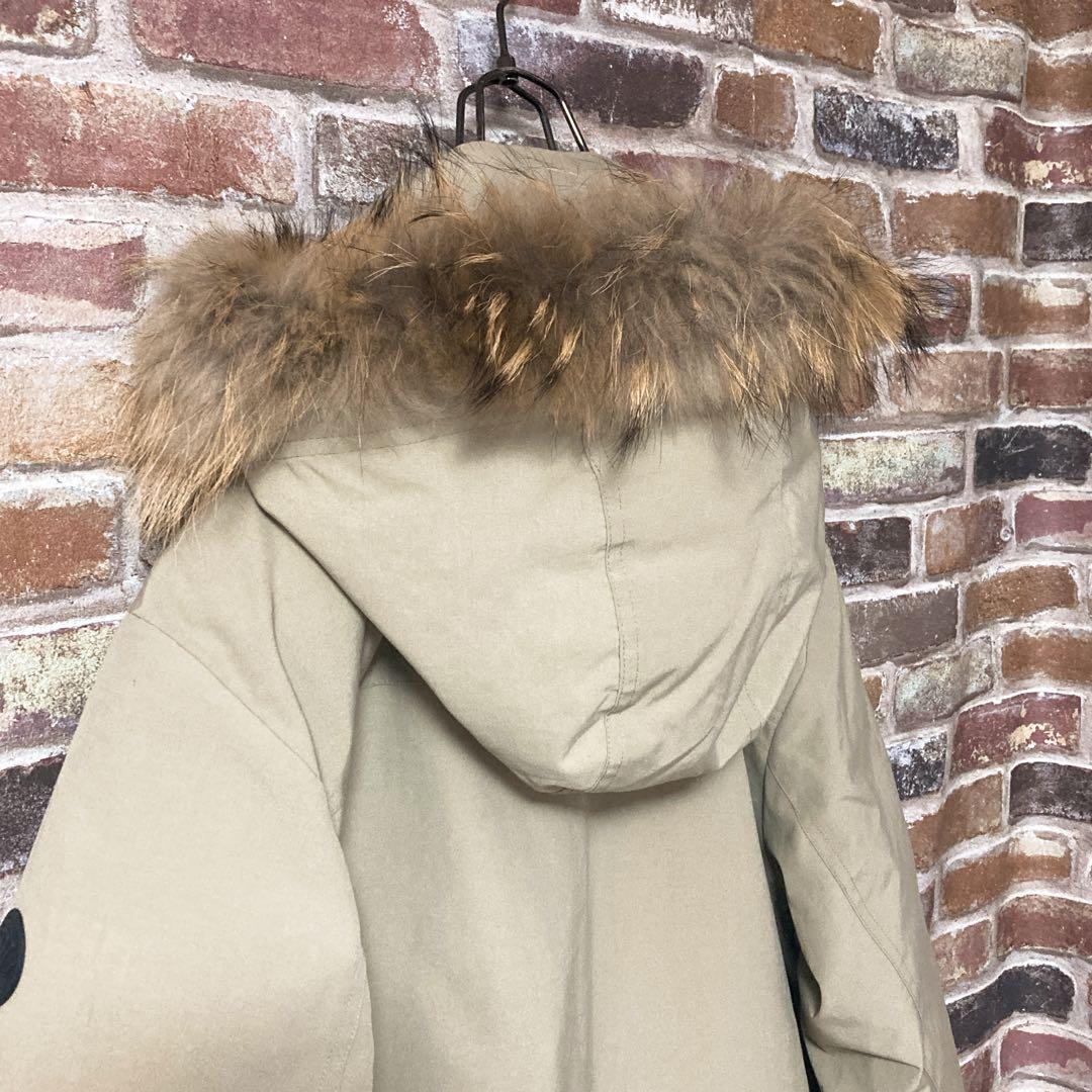 《希少》ディスカバリー　discovery ダウンジャケット　ファー付き　XL