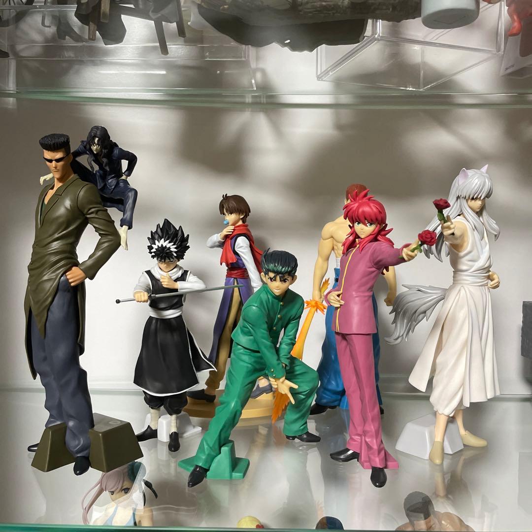 幽遊白書 フィギュアセット 幽助 蔵馬 飛影 桑原 コエンマ 戸愚呂兄弟