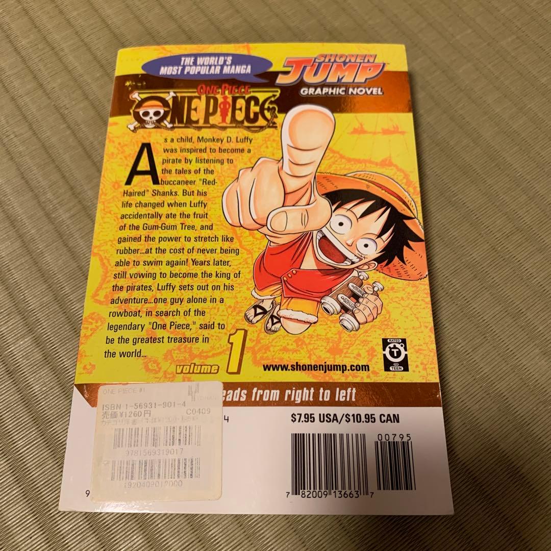 one piece ワンピース1巻 英語版English - メルカリ