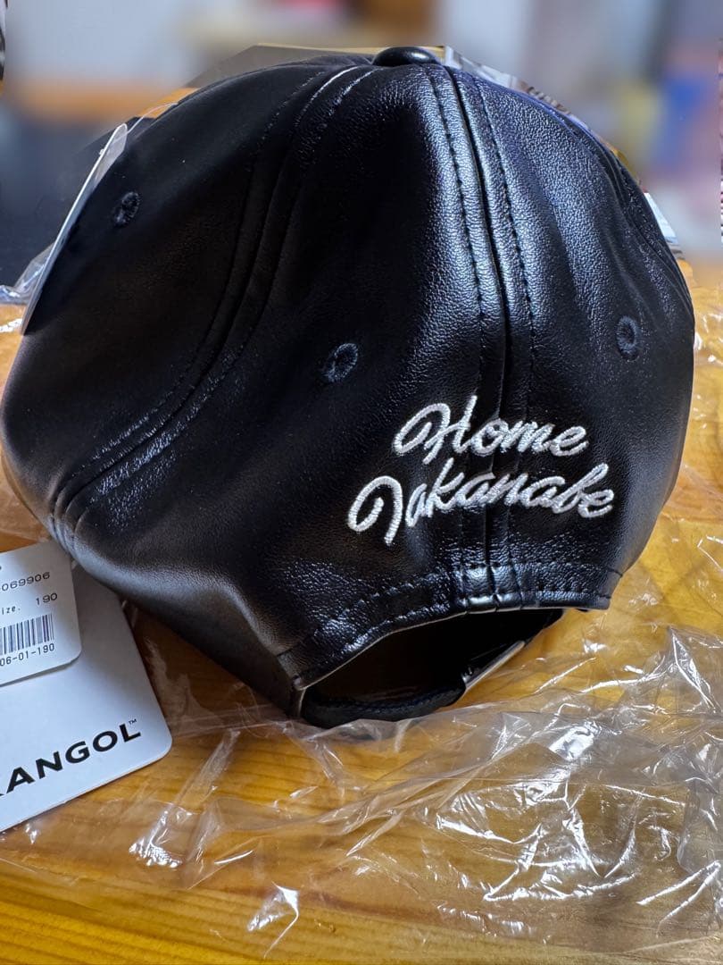 GADORO×KANGOL 高鍋限定 ブラックレザーキャップ ガドロ - メルカリ