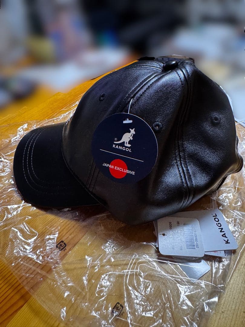 GADORO×KANGOL 高鍋限定 ブラックレザーキャップ ガドロ - メルカリ