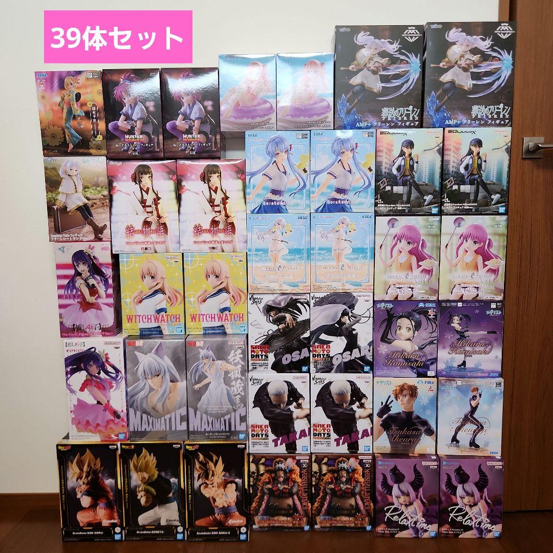 【新品・未開封】美少女フィギュア　プライズフィギュア　まとめ売り　39体セット 最新プライズ美少女フィギュア9点セットまとめ売り - メルカリ