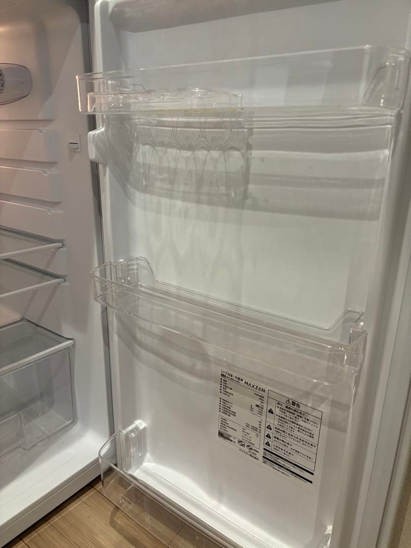 AQUA 洗濯機 4.5kg AQW-S45J(W) MAXZEN 冷蔵庫セット