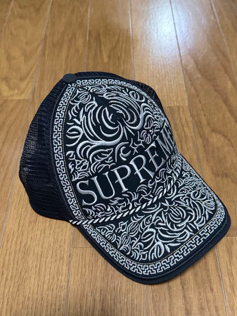 帽子 Supreme Vaquero Mesh Back 5-Panel Black Buy Supreme Vaquero Mesh Back 5-Panel 'Black' - SS25H49 BLACK | GOAT