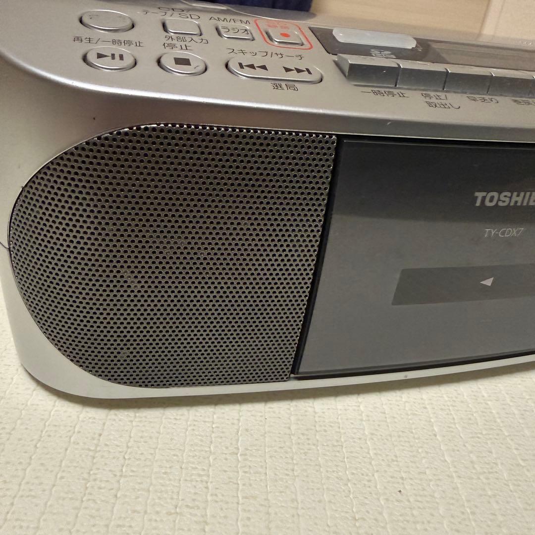 TOSHIBA TY-CDX7 CD・カセットデッキ - メルカリ